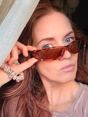 RARE Dragon Alliance Cage Sunglasses Brown Faded Clear Wrap Frame Made in USA